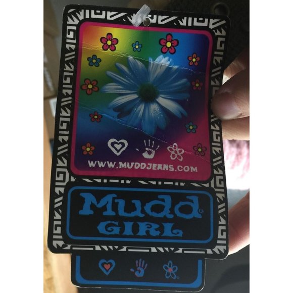 MUDD Girl's Size 8 Pants with Green Cloth Belt New with tags - Picture 11 of 11